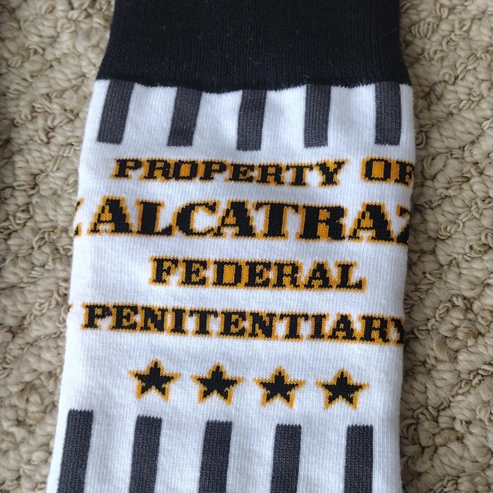 Property of Alcatraz Federal Penitentiary socks - Picture 5 of 7